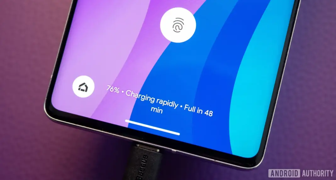 Google Pixel 7 Pro menampilkan notifikasi 