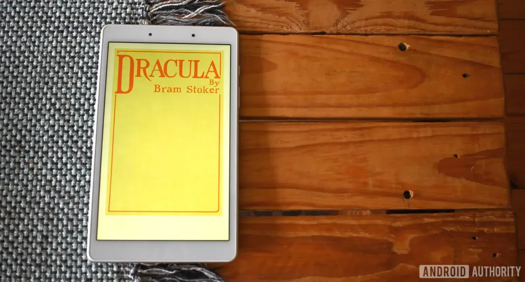 Aplikasi pembaca e-book Readera di perangkat Android