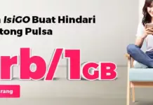 Layanan Smartfren IsiGO untuk konversi pulsa ke kuota data