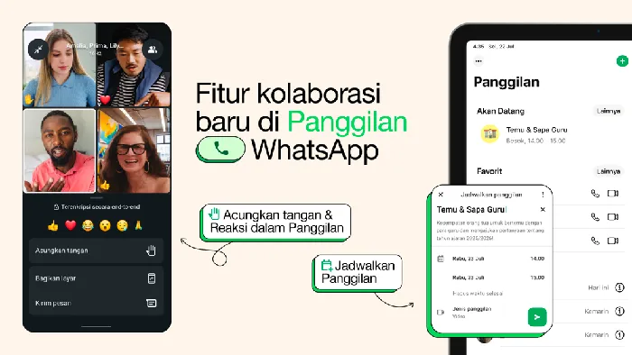 Fitur baru di panggilan WhatsApp