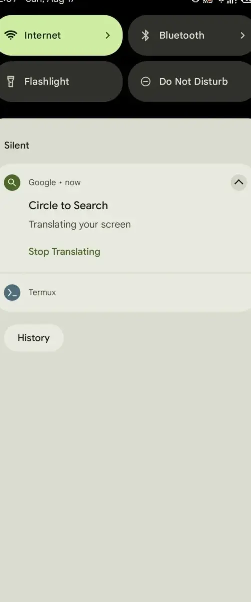 Ilustrasi fitur Live Translate di Circle to Search
