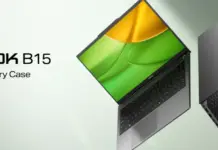 Laptop Infinix XBOOK B15 dengan desain premium dan layar bezel tipis
