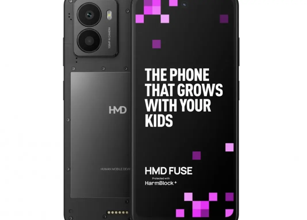 HMD Fuse smartphone khusus anak dengan perlindungan AI HarmBlock dari konten eksplisit