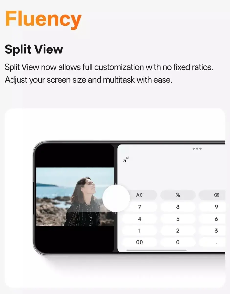 Notifikasi landscape mode di ColorOS 15