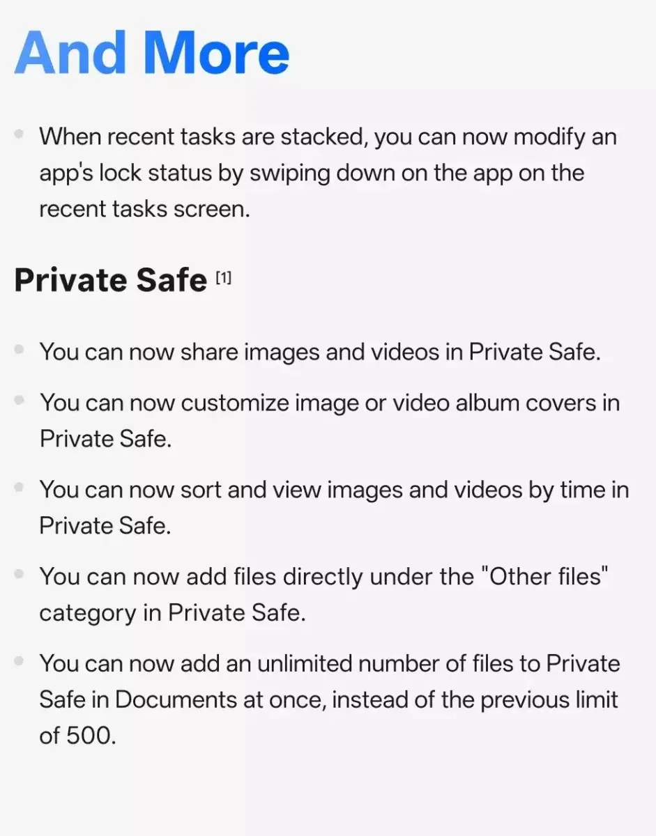 Fitur Private Safe di ColorOS 15