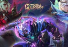 Ilustrasi layar smartphone menampilkan antarmuka game Mobile Legends dengan proses pendaftaran akun baru