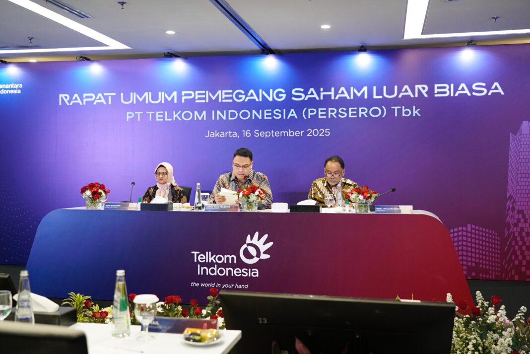 Telkom Gelar RUPSLB 2025, Tetapkan Struktur Kepemimpinan Baru