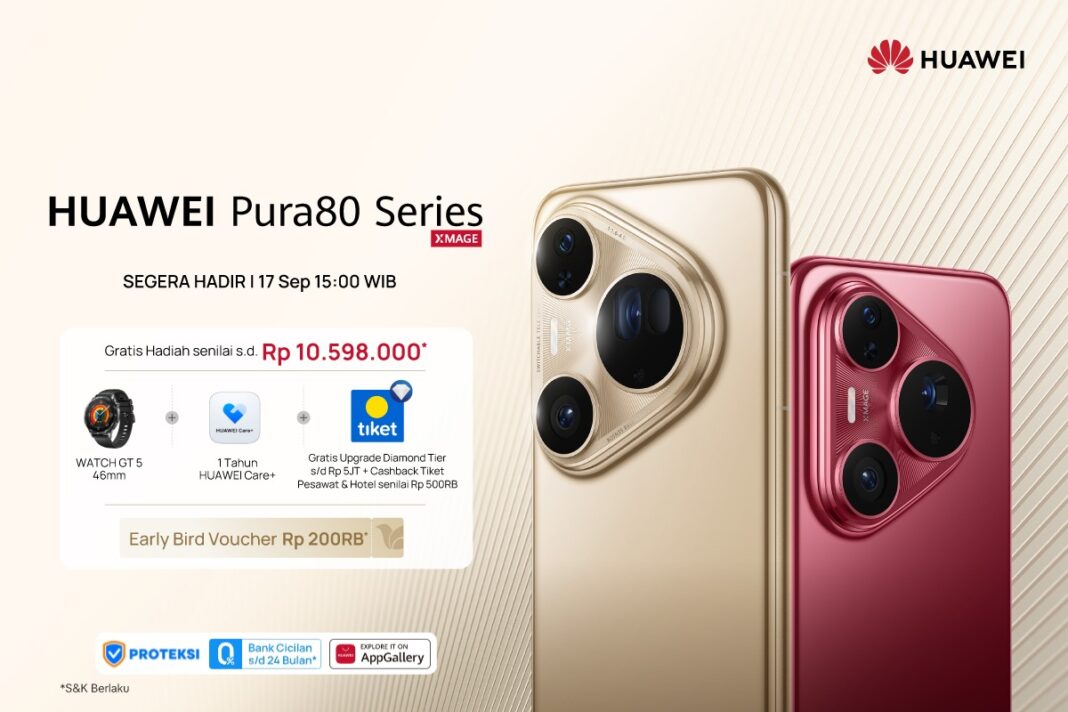 Blibli Resmi Jual HUAWEI Pura80 Series, Dapat Bonus hingga Rp10,5 Juta