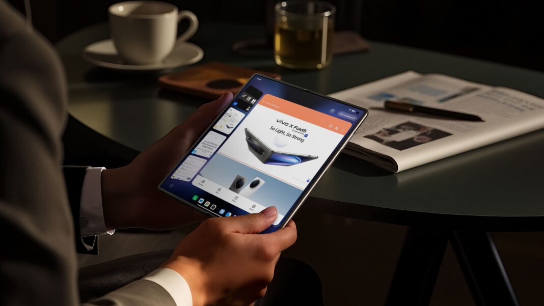 vivo X Fold5 dengan SmartFold AI Tingkatkan Produktivitas Profesional
