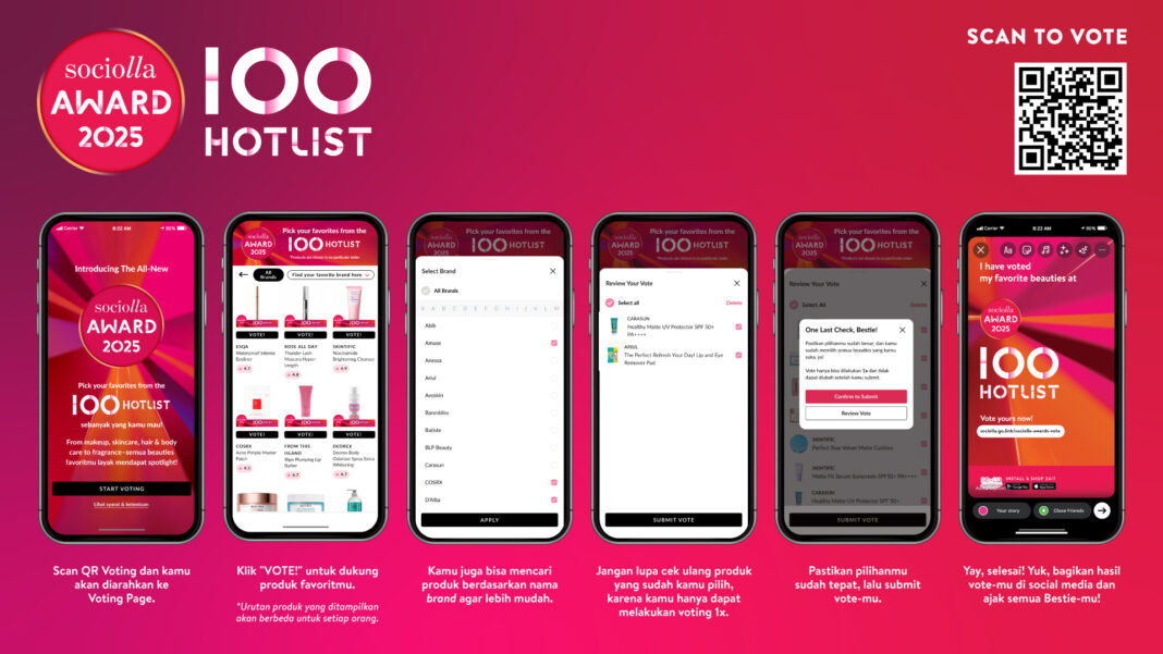 Sociolla Award 2025 Hadir dengan Format Baru dan 100 Hotlist