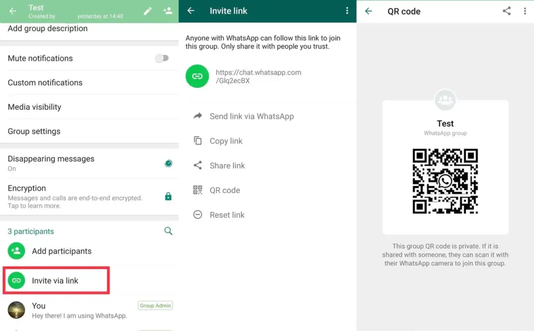 Cara Share Link Grup WhatsApp di Android dan iPhone