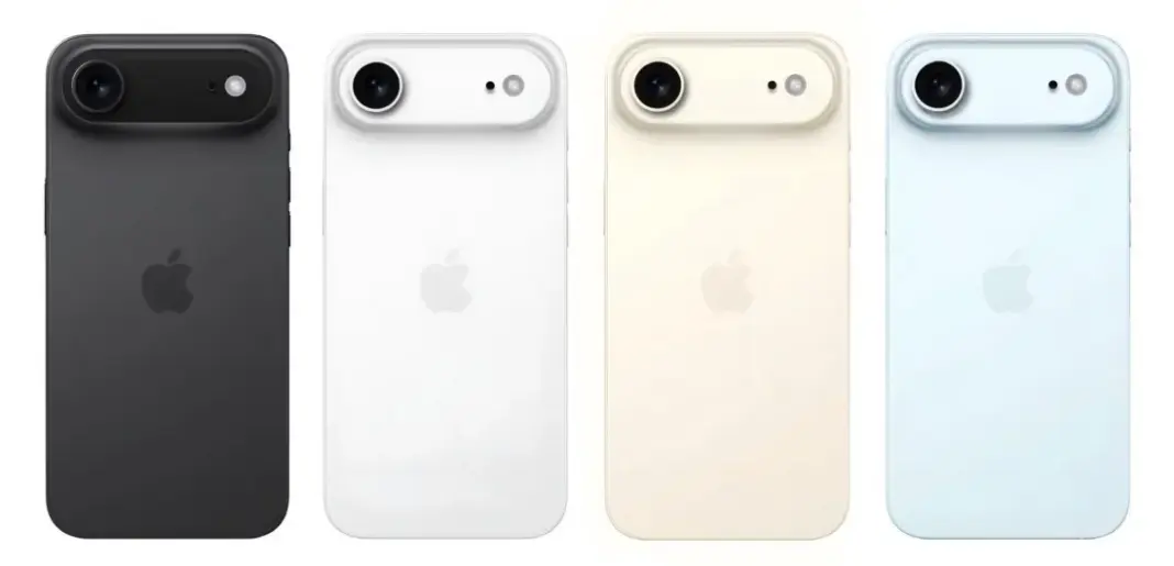 Ilustrasi iPhone 17 Air dengan desain tipis dan tanpa slot SIM fisik, hanya mengandalkan teknologi eSIM.