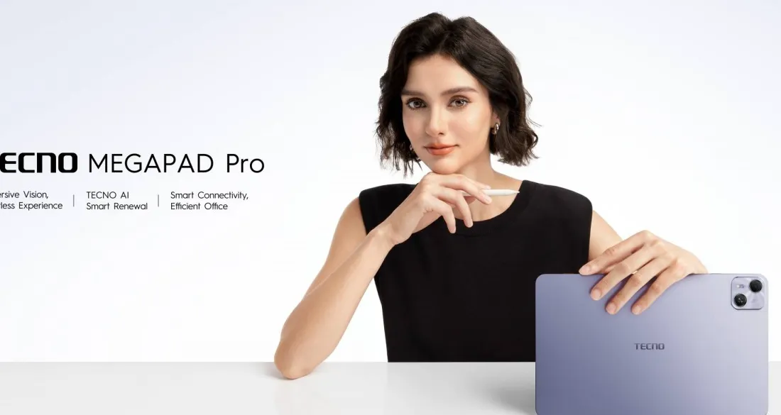 Tecno unveils 12-inch MEGAPAD Pro, launches laptops in Europe