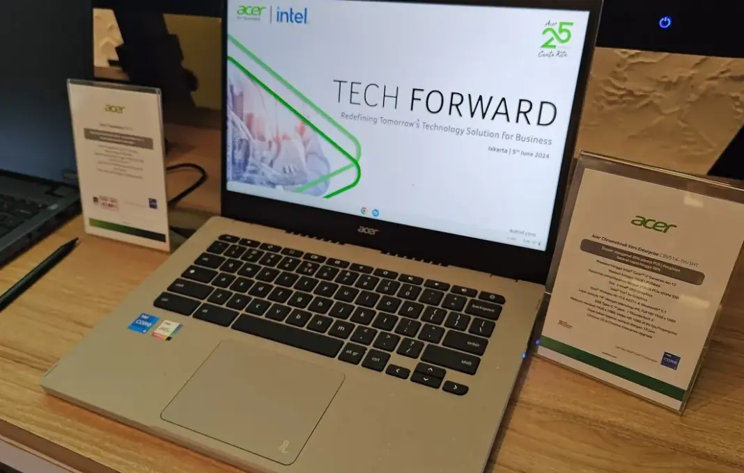 Acer Chromebook Vero Enterprise dipamerkan dalam acara Tech Forward di Jakarta