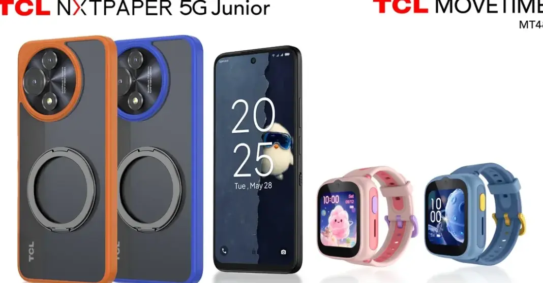 TCL Movetime MT48 smartwatch dan Nxtpaper 5G Junior smartphone untuk anak