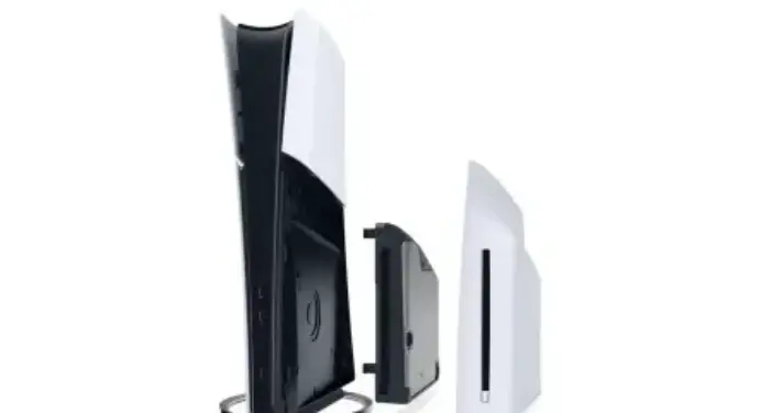 Konsol PlayStation 6 dengan disc drive yang dapat dilepas
