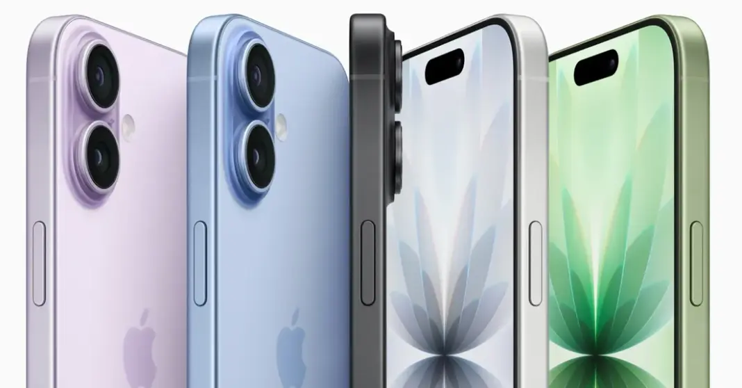 iPhone 17 dengan layar ProMotion dan desain terbaru dalam warna Cosmic Orange