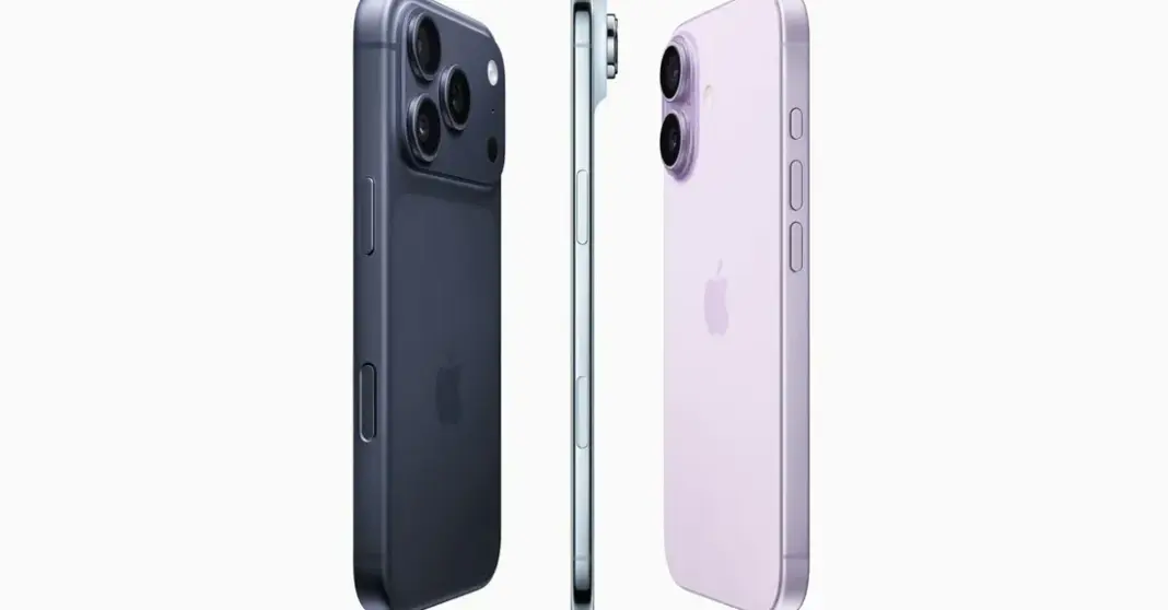 Grafik perbandingan preorder iPhone 17 dan iPhone 16 dengan model Pro Max yang mendominasi