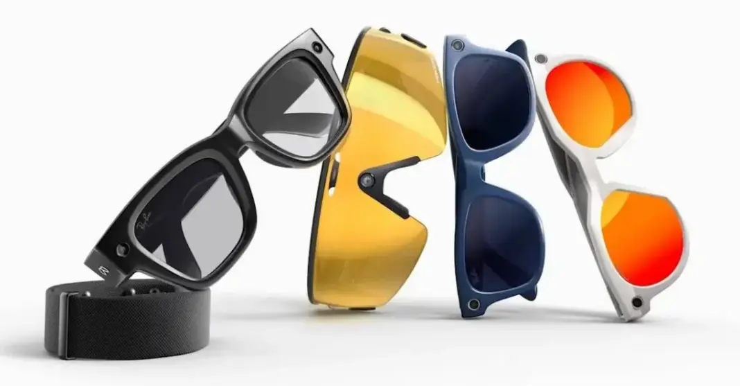 Kacamata pintar Meta Ray-Ban Display dengan heads-up display (HUD) built-in dan gelang kontrol sEMG yang terlihat dalam video bocoran.