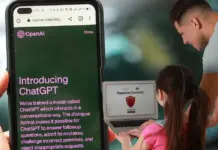 Ilustrasi antarmuka Instagram dengan notifikasi keamanan dan ikon gembok