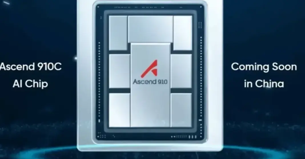 Chip akselerator AI Huawei Ascend 910C yang menjadi dasar pengembangan SuperPod terbaru