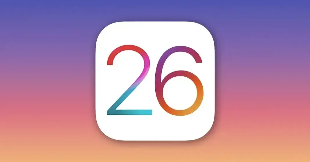 Ilustrasi logo Apple dan iPhone dengan tampilan iOS 26, menandakan penghentian signing untuk iOS 18.6.2