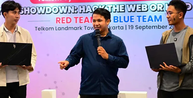 Simulasi Red Team vs Blue Team dalam Telkom Cyberfest Vol.2