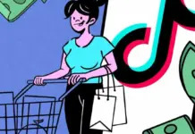 Prediksi E-commerce 2026: TikTok Shop Bisa Lampaui Shopee Ilustrasi grafis pertumbuhan nilai transaksi TikTok Shop di Indonesia mencapai Rp101 triliun