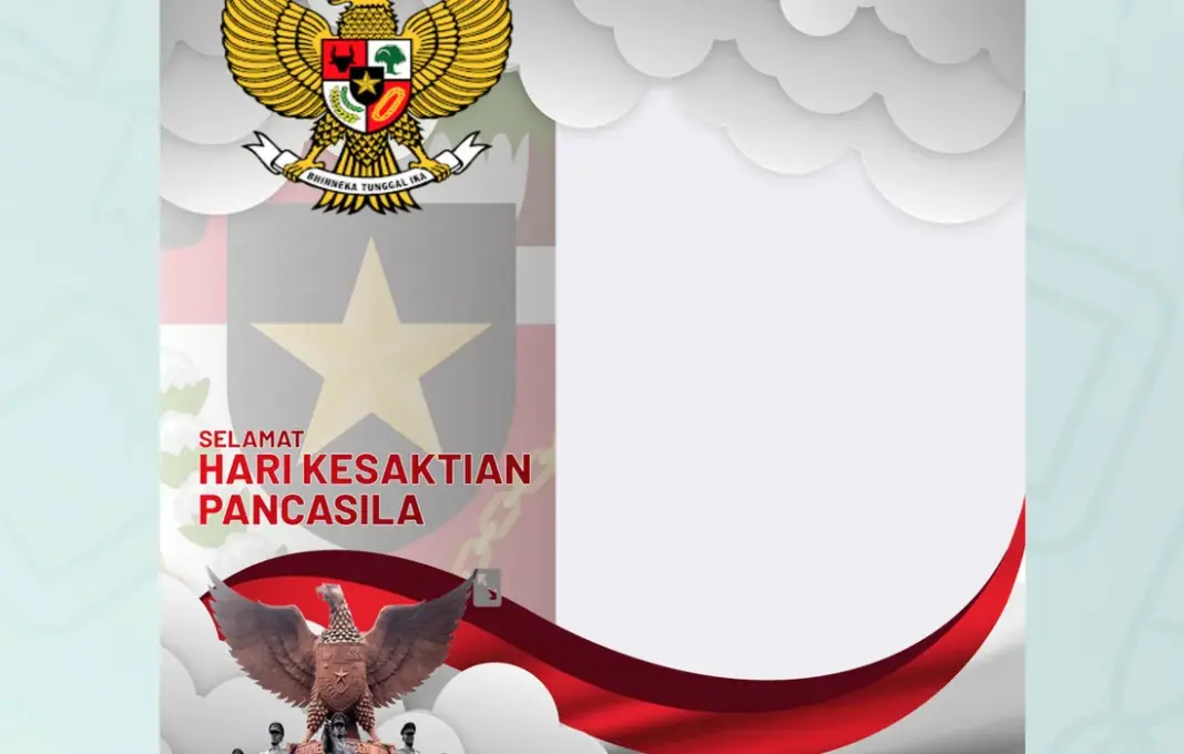 Koleksi twibbon Hari Kesaktian Pancasila 2025 dengan desain menarik untuk media sosial