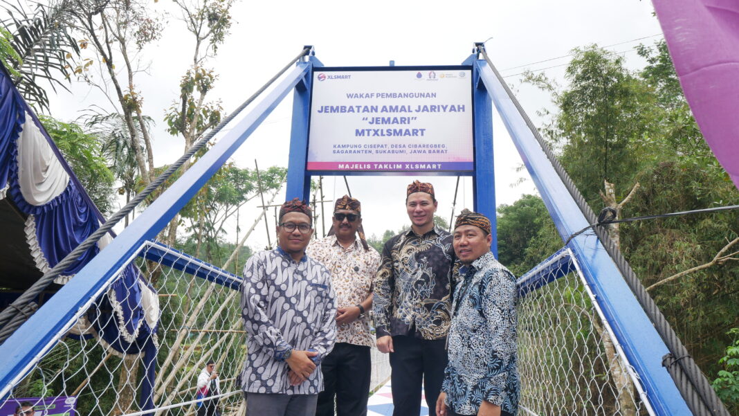 MTXLSMART Resmikan Jembatan Wakaf JEMARI di Sukabumi