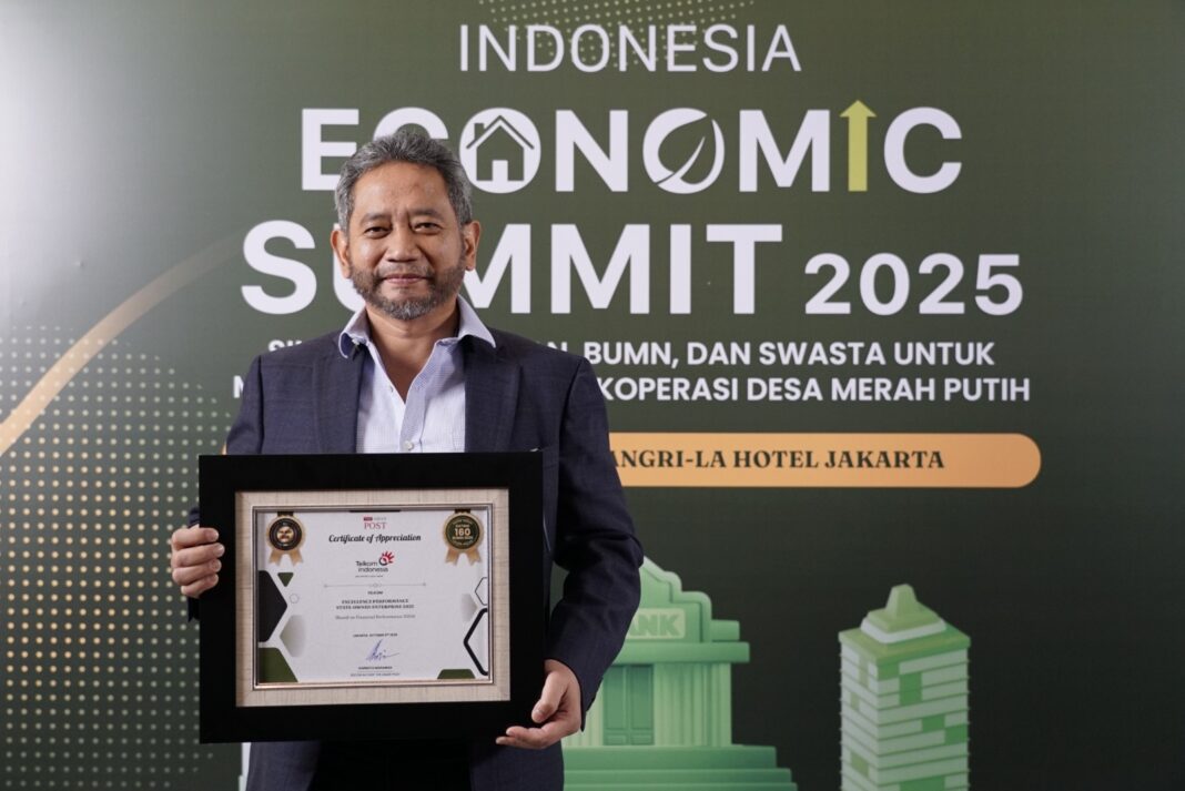 Telkom Raih The Best State Owned Enterprise 2025 di Indonesia Economic Summit