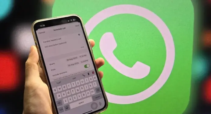 Ilustrasi fitur berbagi layar WhatsApp yang dimanfaatkan penipu dalam modus phantom hacker scam