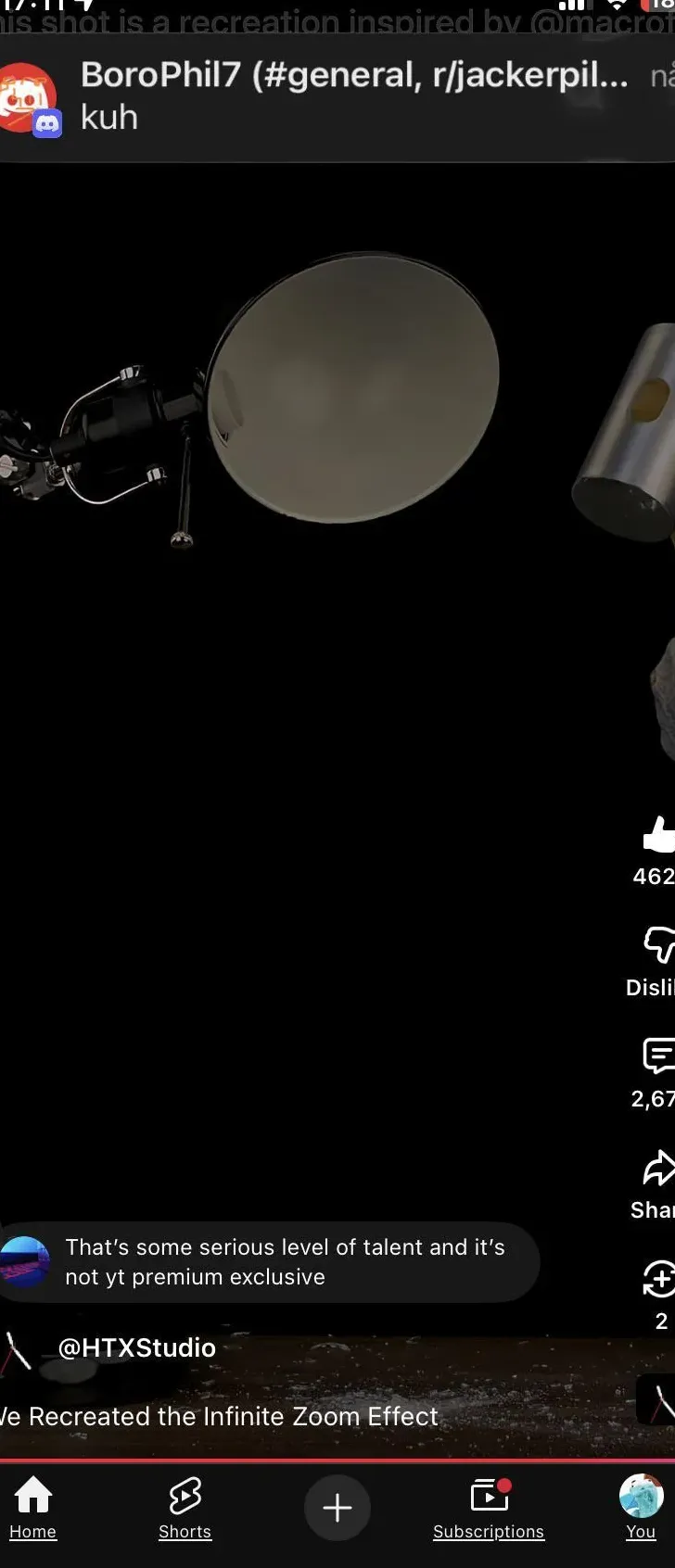 Antarmuka baru YouTube Shorts dengan tombol yang lebih kecil dan halus