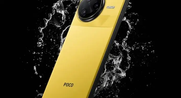 Ilustrasi smartphone Poco F8 Ultra yang merupakan rebranding dari Redmi K90 Pro dengan chipset Snapdragon 8 Elite Gen 5