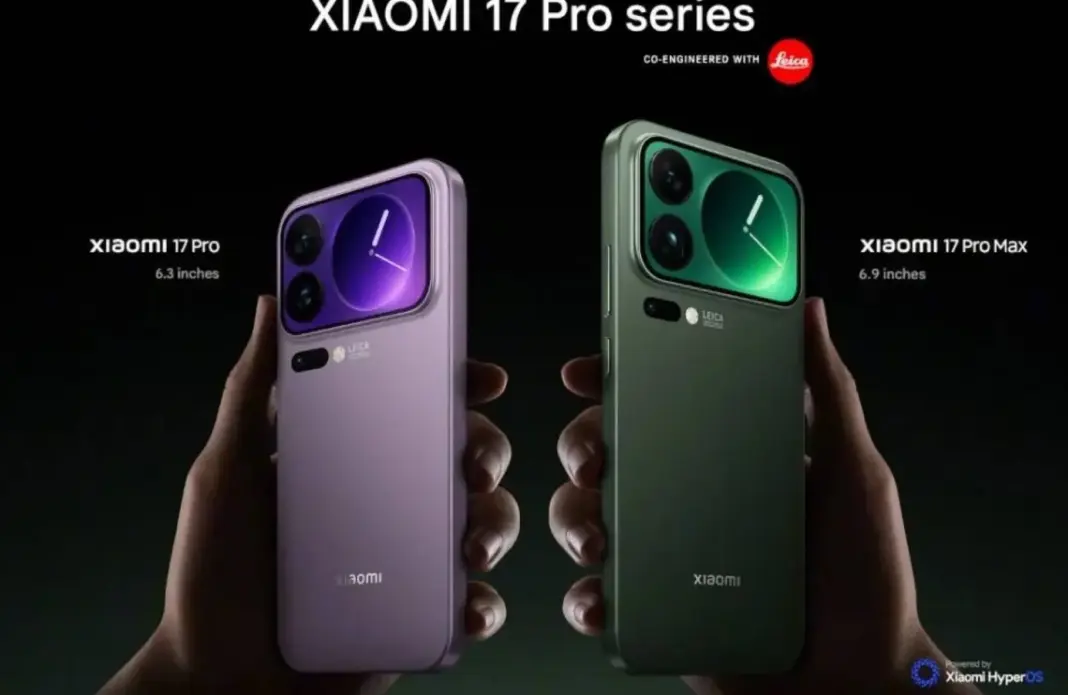 Xiaomi 17 Pro dan 17 Pro Max dengan desain premium dan layar belakang besar
