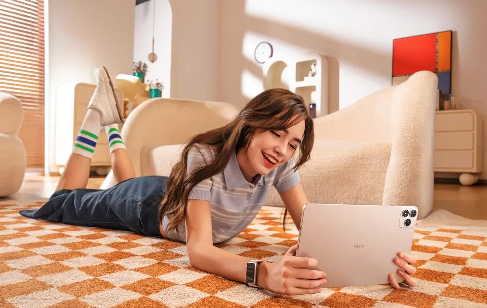 Tampilan layar Infinix Xpad 20 Pro dengan konten visual yang tajam