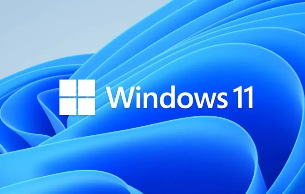Ilustrasi antarmuka Windows 11 dengan tampilan modern dan fitur terbaru