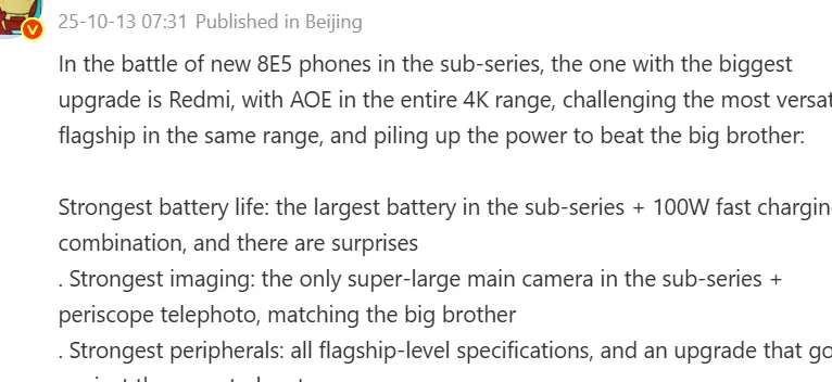Tampilan hasil benchmark Redmi K90 Pro di Geekbench menunjukkan skor performa tinggi
