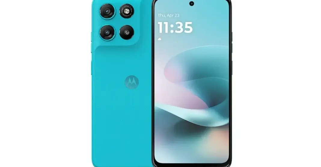 Motorola Moto G100 2025 smartphone dengan bodi ramping dan baterai 7.000mAh dalam warna Obsidian Black
