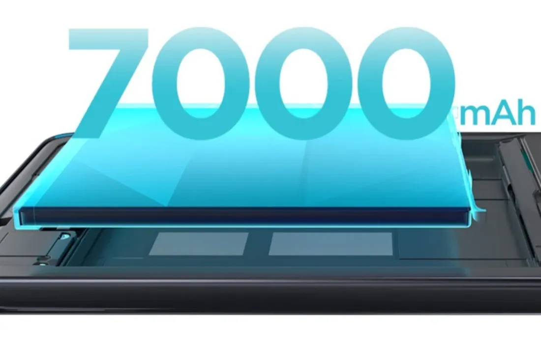 Moto G100 promotional image highlighting 7,000mAh battery