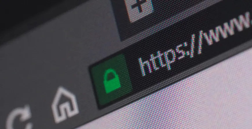 HTTPS in a browser address bar