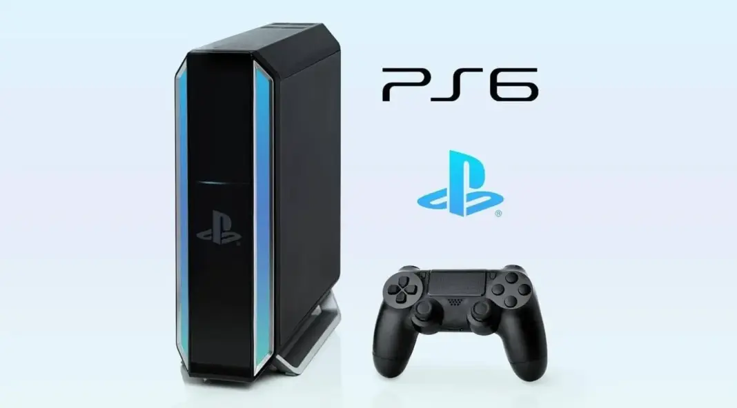 Konsep desain PlayStation 6 dengan disc drive modular yang dapat dilepas sesuai kebutuhan pengguna