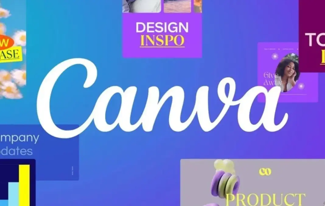 Ilustrasi gangguan Canva down dengan tampilan error pada layar komputer dan perangkat mobile