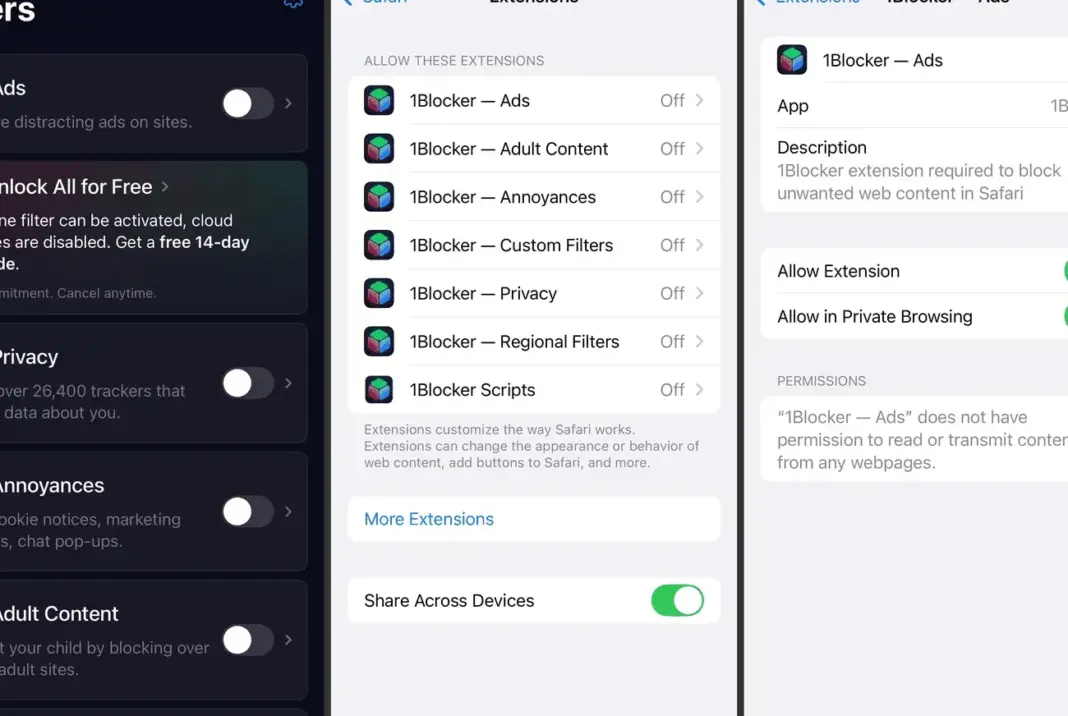 Ilustrasi representatif tentang iklan online yang dapat diblokir di Safari iPhone menggunakan content blocker