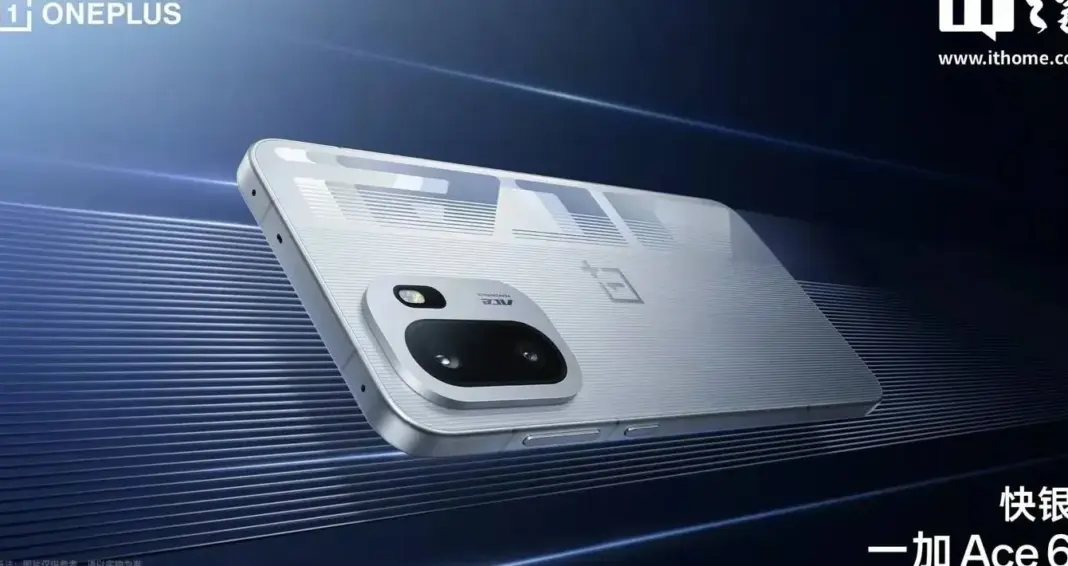 OnePlus Ace 6 smartphone dengan desain premium dan layar AMOLED 6.7 inci