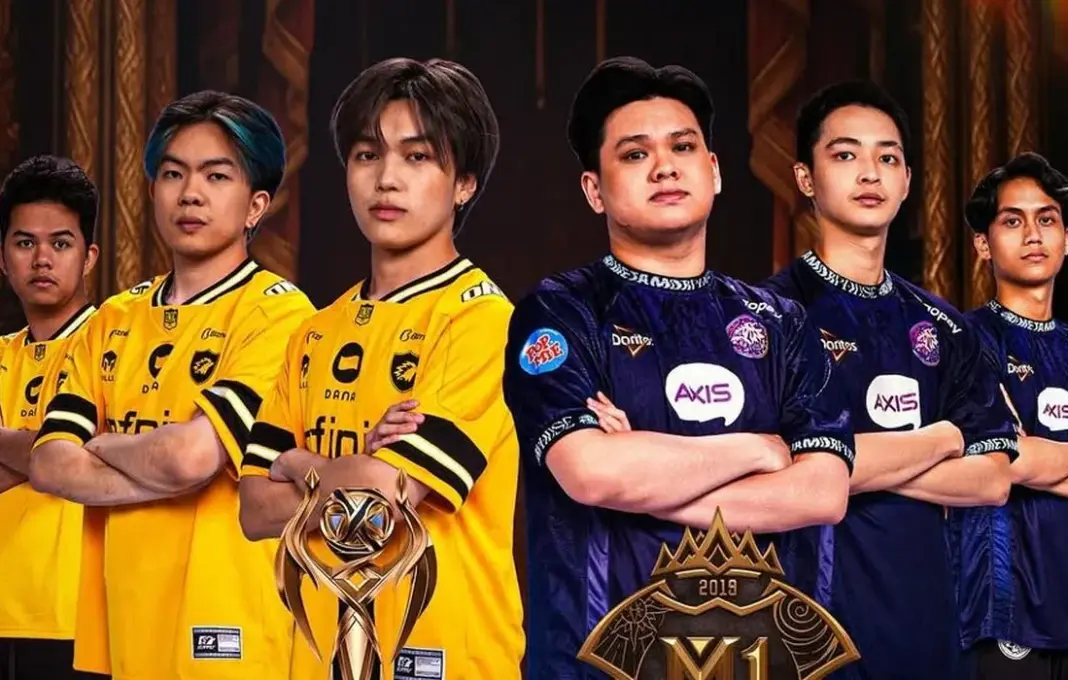 Ilustrasi tim Onic Esports dan Evos Esports yang akan bertanding di playoff MPL ID S16