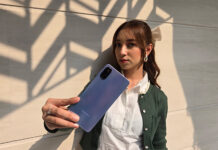 Samsung Galaxy A07 smartphone dalam tiga warna Green, Light Violet, dan Black dengan tampilan layar yang menampilkan fitur-fitur One UI