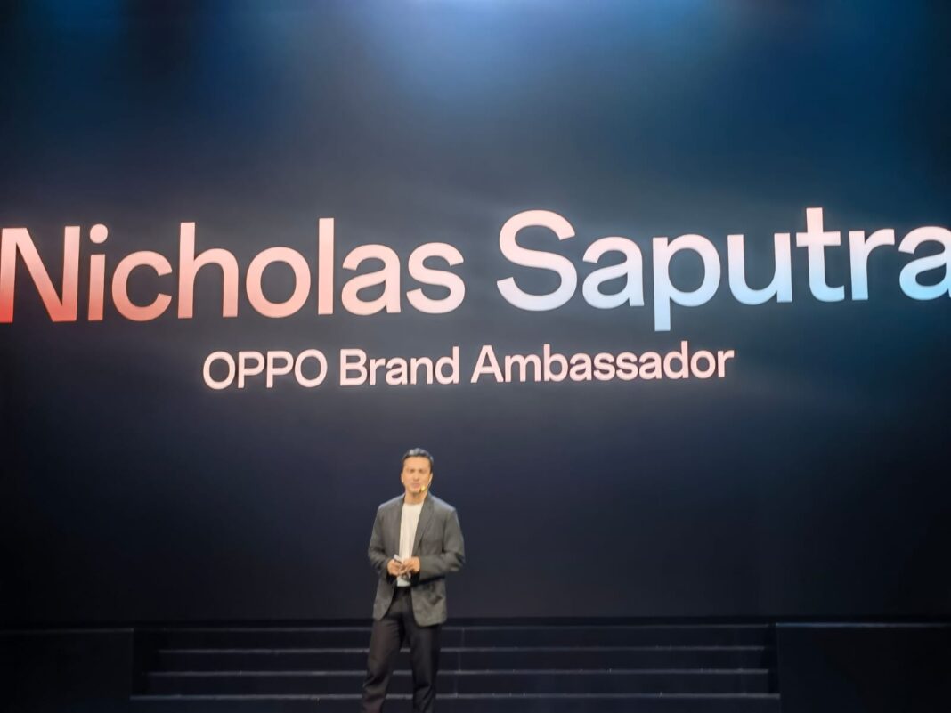 Nicholas Saputra, duta merek Oppo sejak 2021 khusus untuk segmen premium (foto by Uday Rayana).