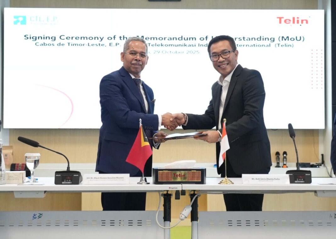 Telin dan Timor-Leste Tandatangani MoU Perkuat Infrastruktur Digital