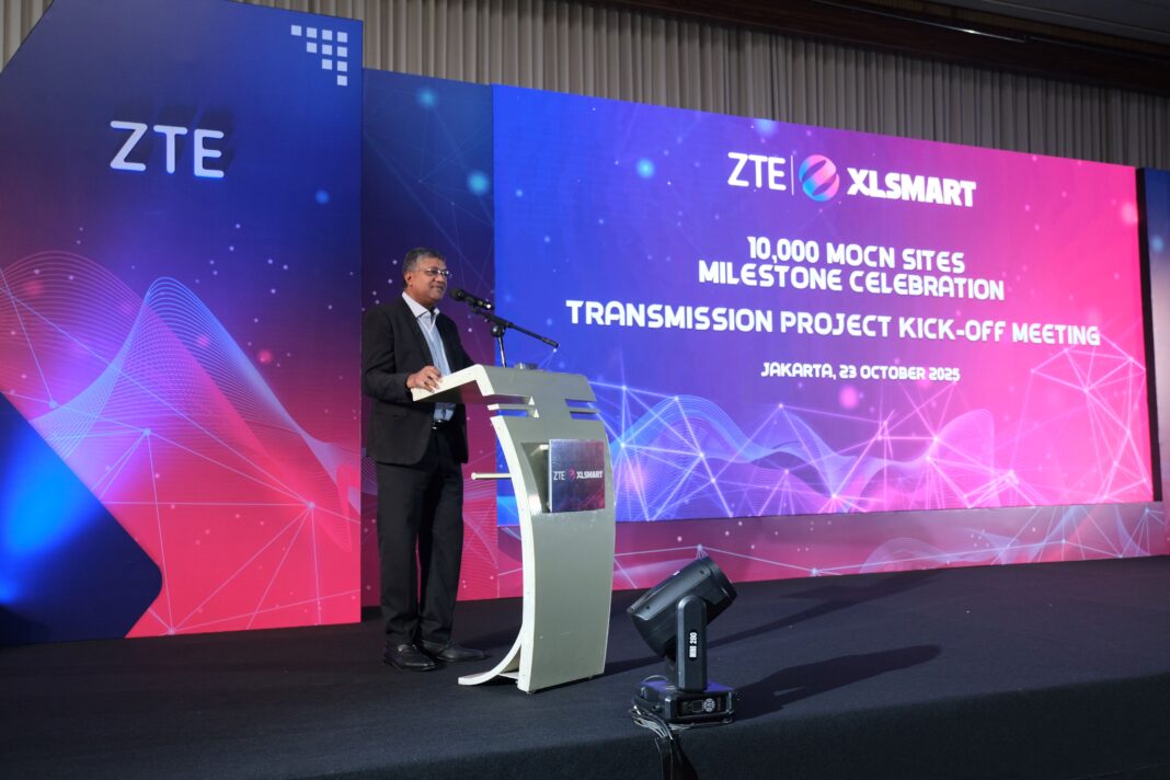 ZTE dan XLSMART Rayakan 10.000 Situs Jaringan Nirkabel di Indonesia
